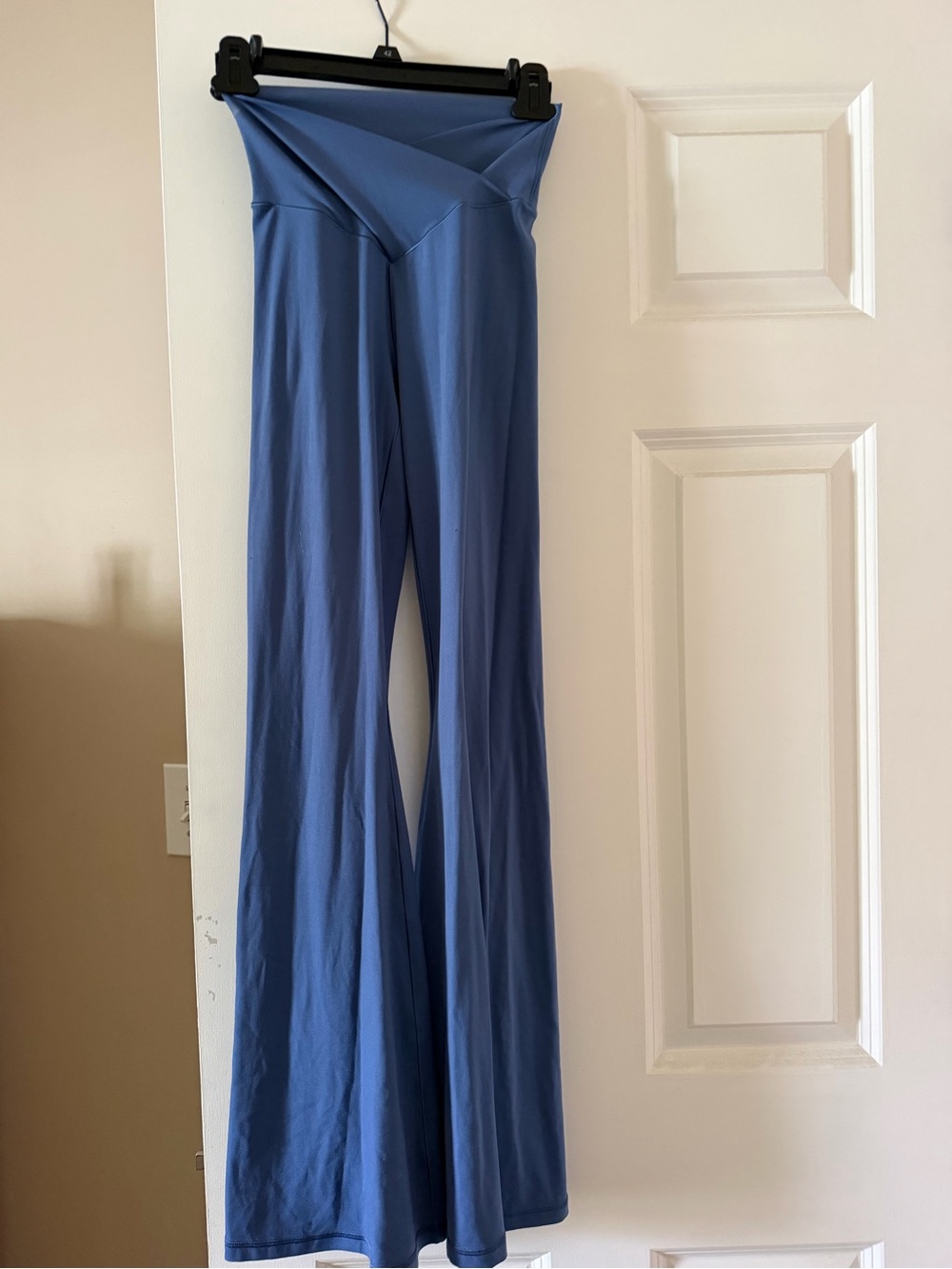 aerie High-Waist Wide-Leg Yoga Pants — Blue